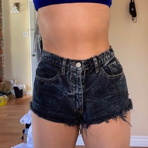 High waist shorts